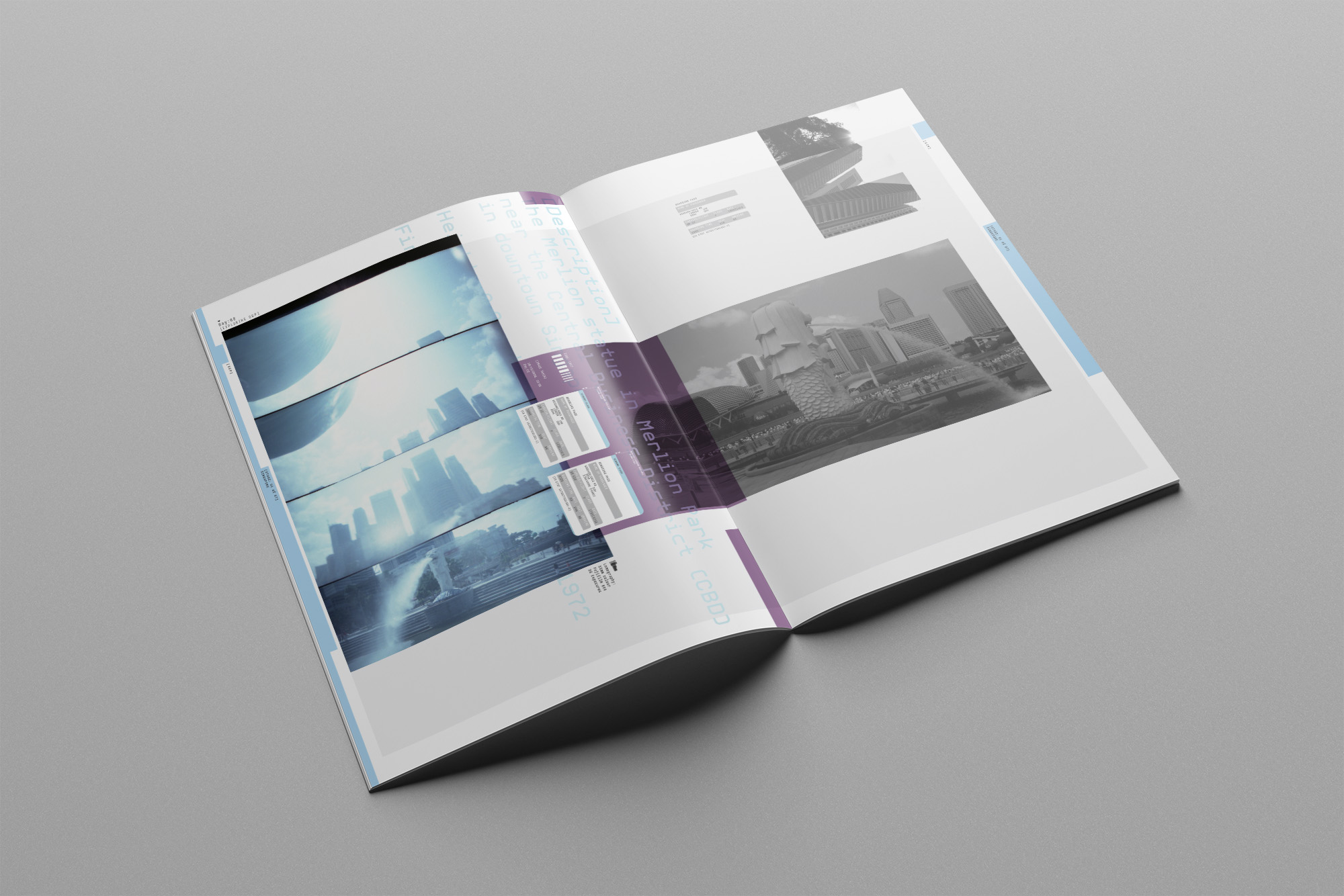 Travel Magazine [TRVL] layout design
