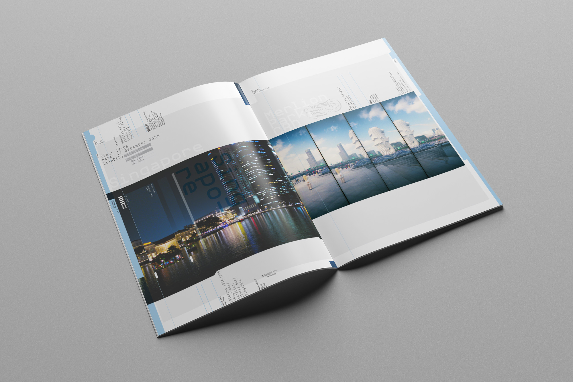 Travel Magazine [TRVL] layout design
