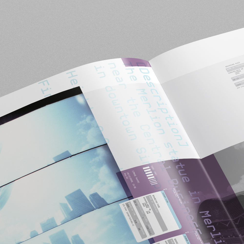 Travel Magazine [TRVL] layout design