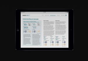 Diageo Gender Pay Gap Report design