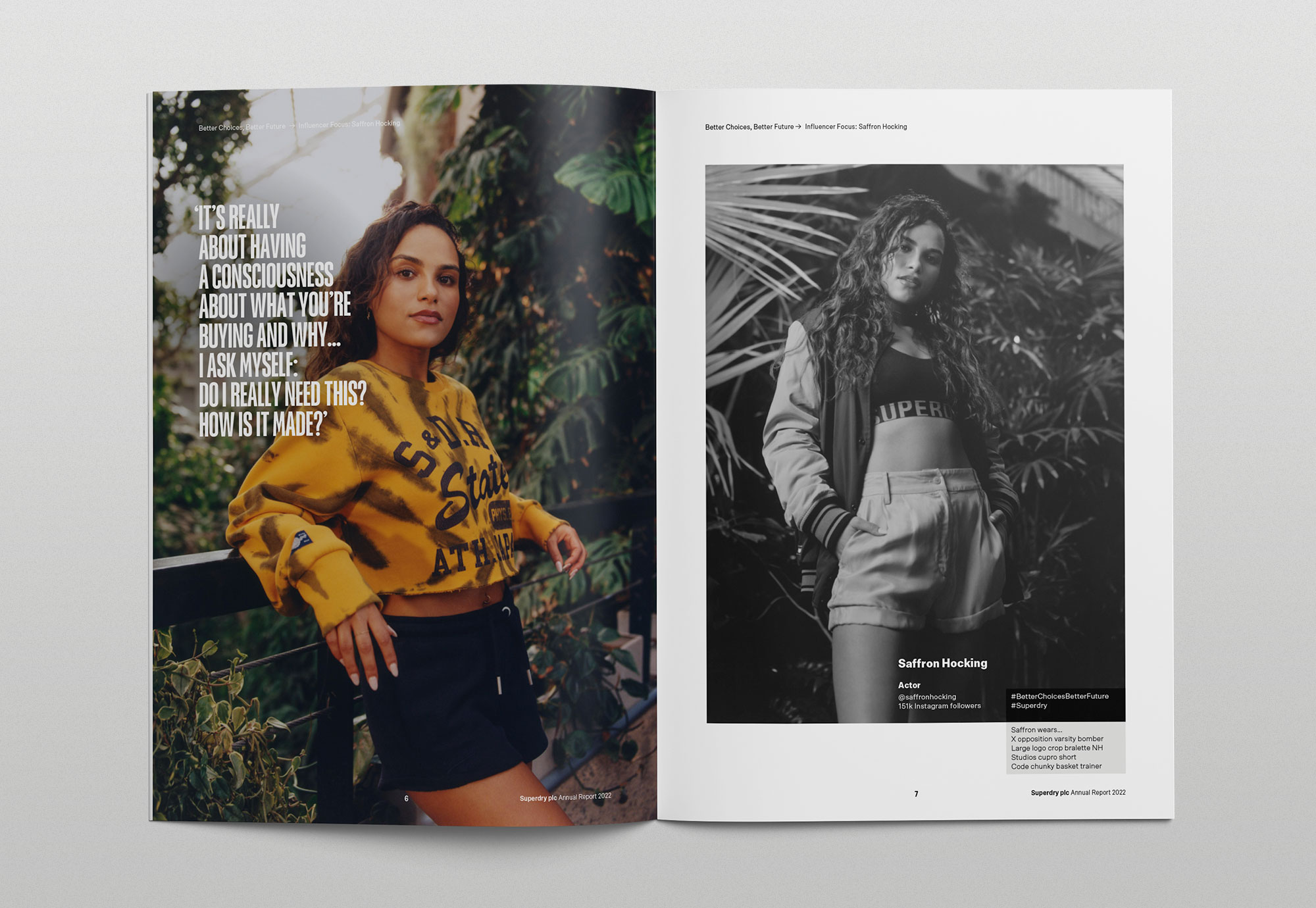 Superdry Annual Report design